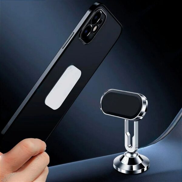Suporte Celular Automotivo 360° Universal Magnético Para Carro Imã Veicular - Imagem 2