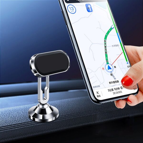 Suporte Celular Automotivo 360° Universal Magnético Para Carro Imã Veicular - Imagem 10